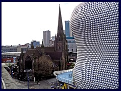 Views from the Bullring garage 14 - Selfridges, St Martins Church